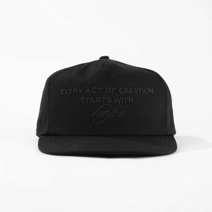 GORRA HOPE GOLFER BLACK - FRONT OF