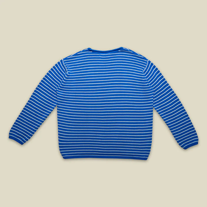 SUETER LINEAS AZULES SALON MIXTE - FRONT OF