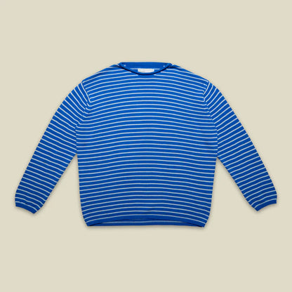 SUETER LINEAS AZULES SALON MIXTE - FRONT OF