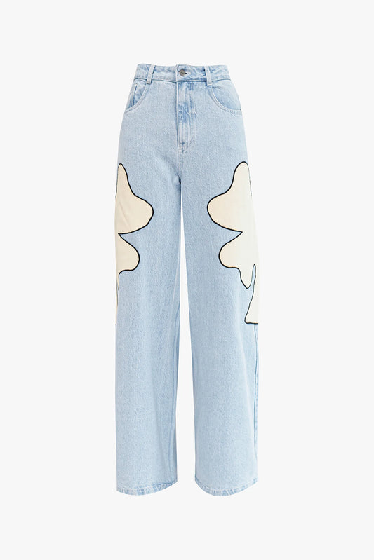 SIXXTA CLOVER CHILL JEANS - FRONT OF