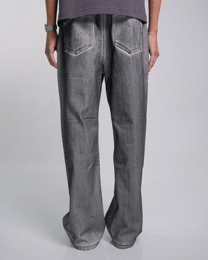 JEAN METALIZADO NEGRO - FRONT OF