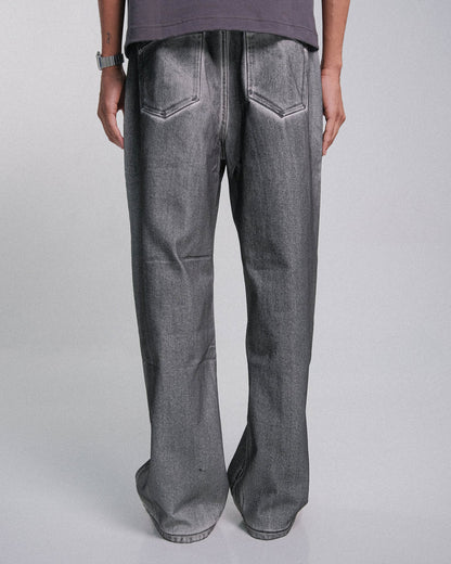 JEAN METALIZADO NEGRO - FRONT OF