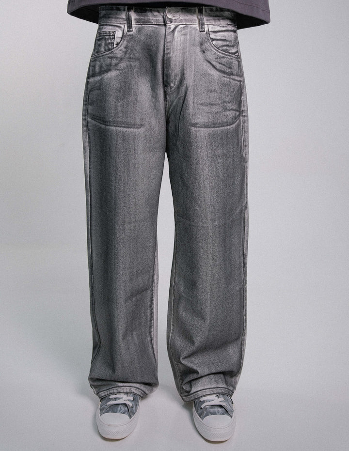 JEAN METALIZADO NEGRO - FRONT OF