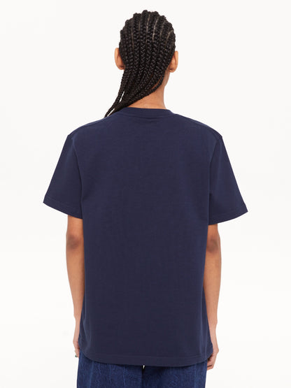 T-SHIRT POCKET LOGO NAVY - FRONT OF.