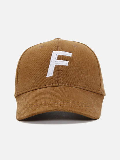 HAT F LOGO CAMEL - FRONT OF