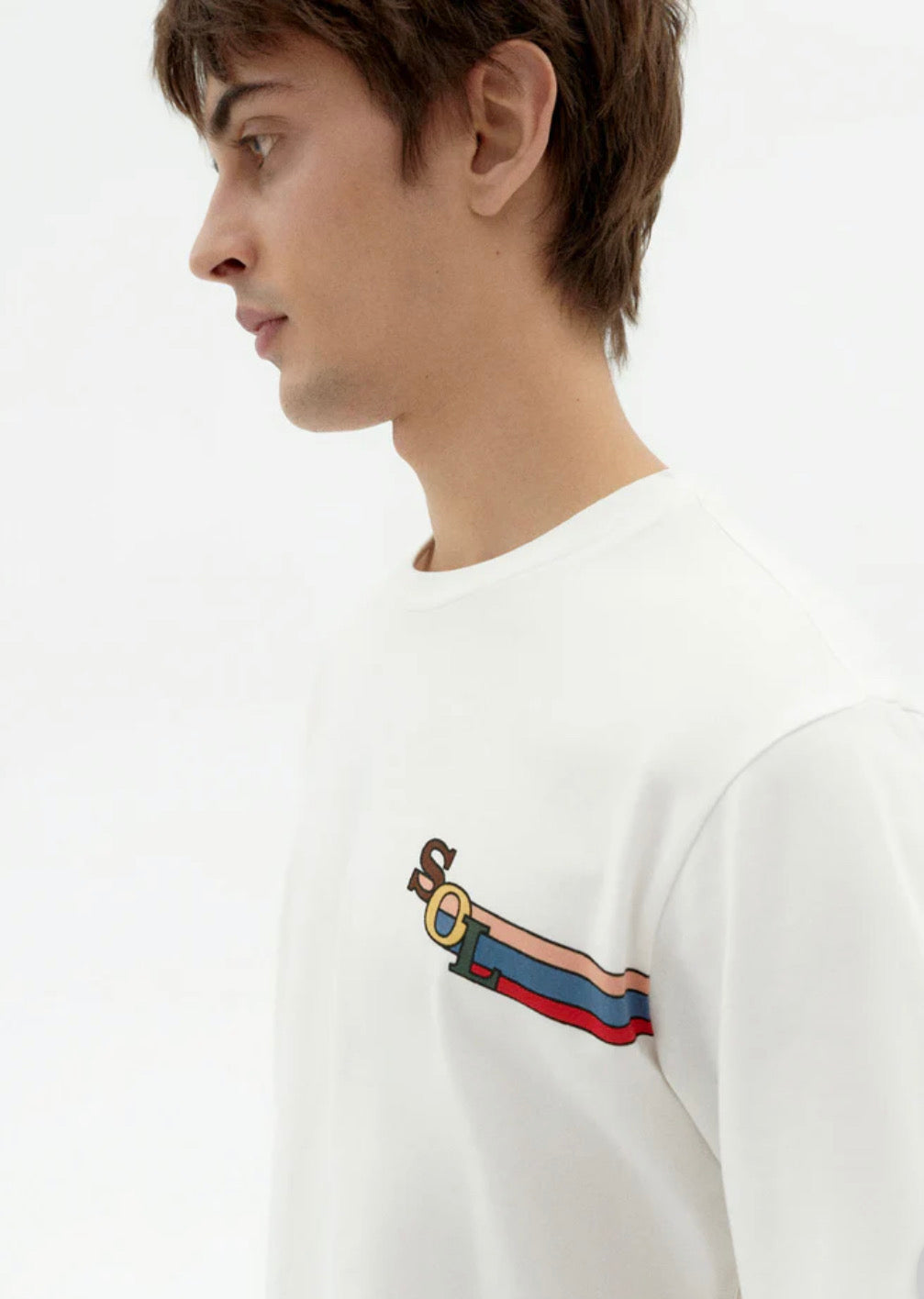 SOL COLORS ZACH T-SHIRT - FRONT OF.