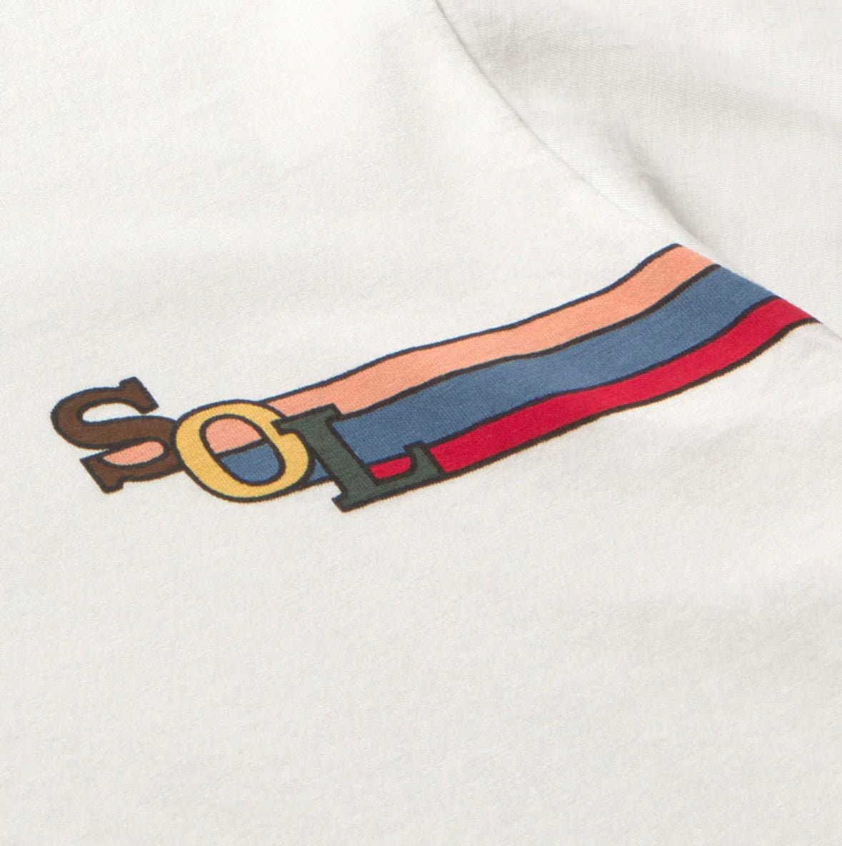 SOL COLORS ZACH T-SHIRT - FRONT OF.