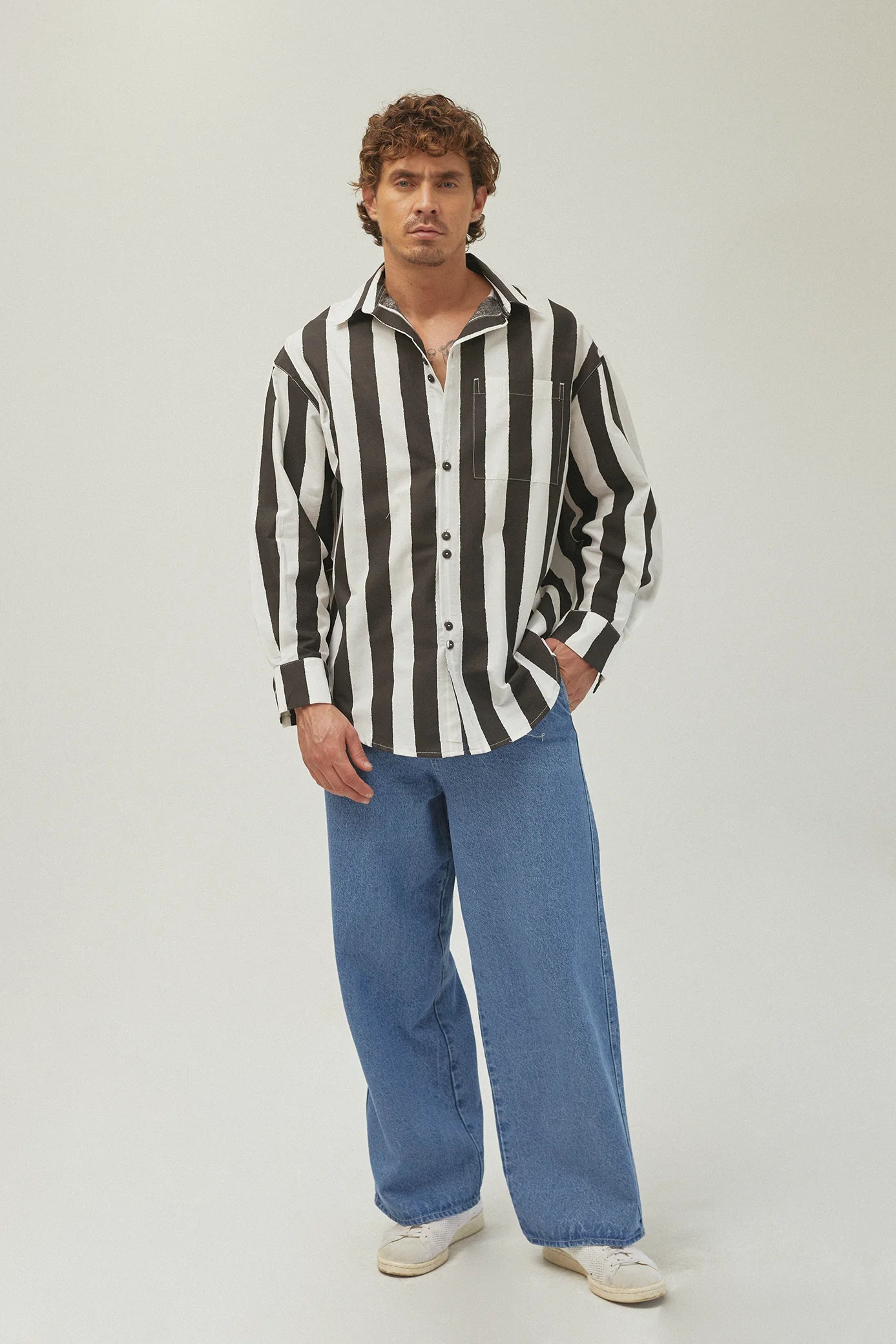 CAMISA STRIPES - FRONT OF.