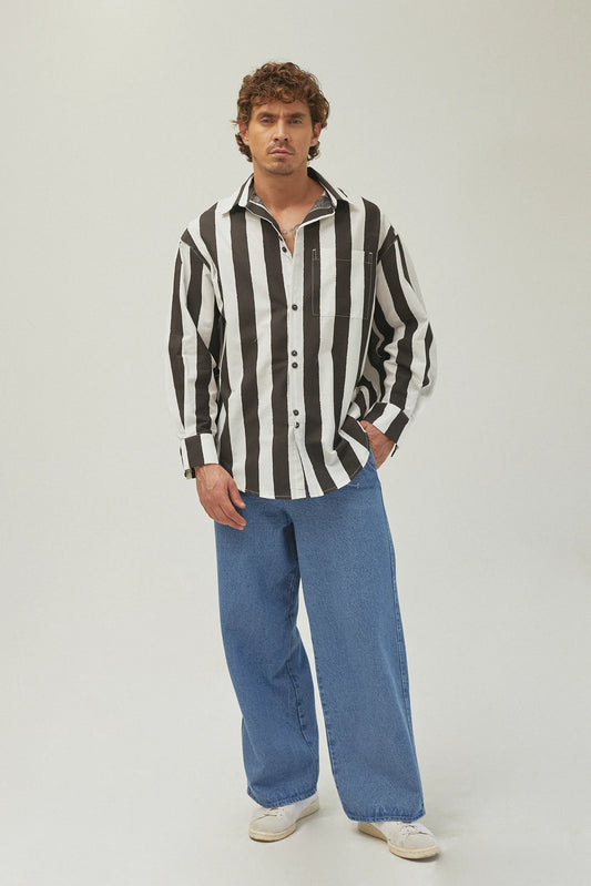 CAMISA STRIPES - FRONT OF.