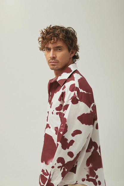 SIXXTA FIESTA TINTO OVER SHIRT - FRONT OF