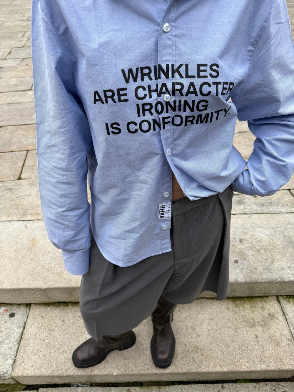 CAMISA WRINKLES - FRONT OF.