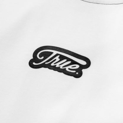 INTERLUDE SL RANGLAN T-SHIRT BLACK - FRONT OF