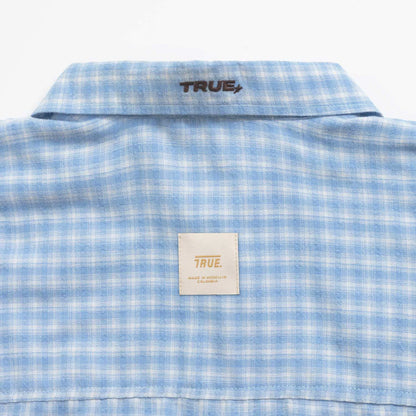 INTUITION BUTTON UP SHIRT BABY BLUE - FRONT OF