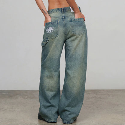 INTUITION DENIM PANTS BLUE - FRONT OF