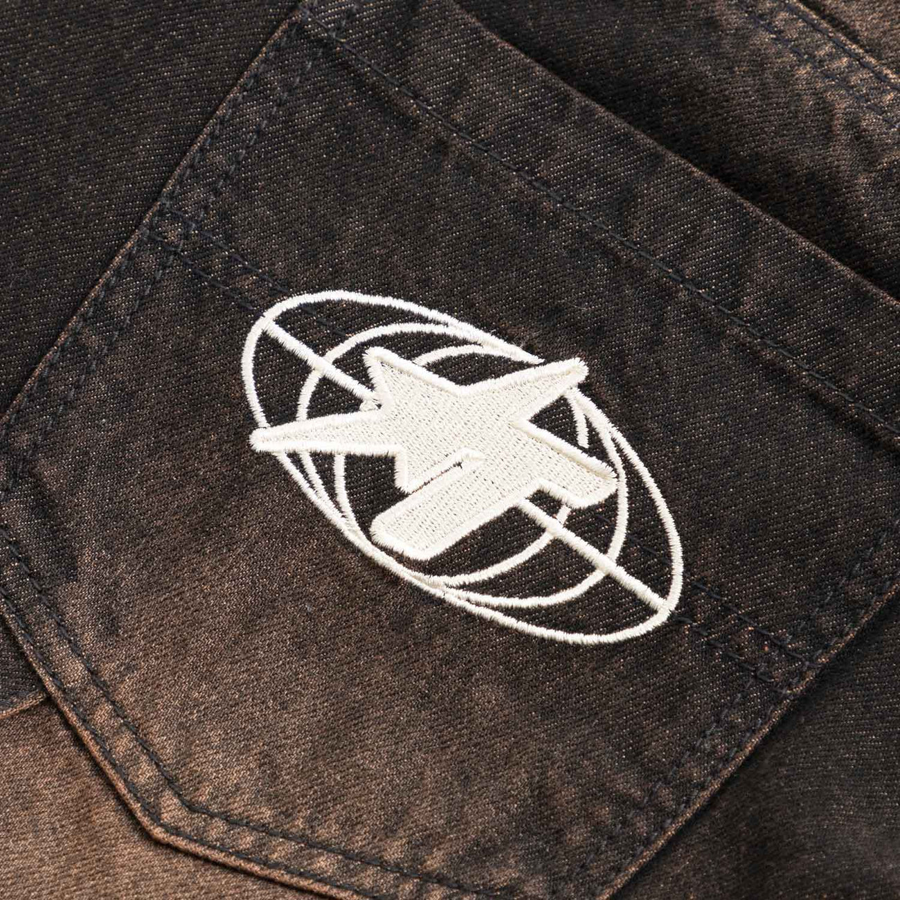 INTUITION DENIM PANTS BLACK - FRONT OF