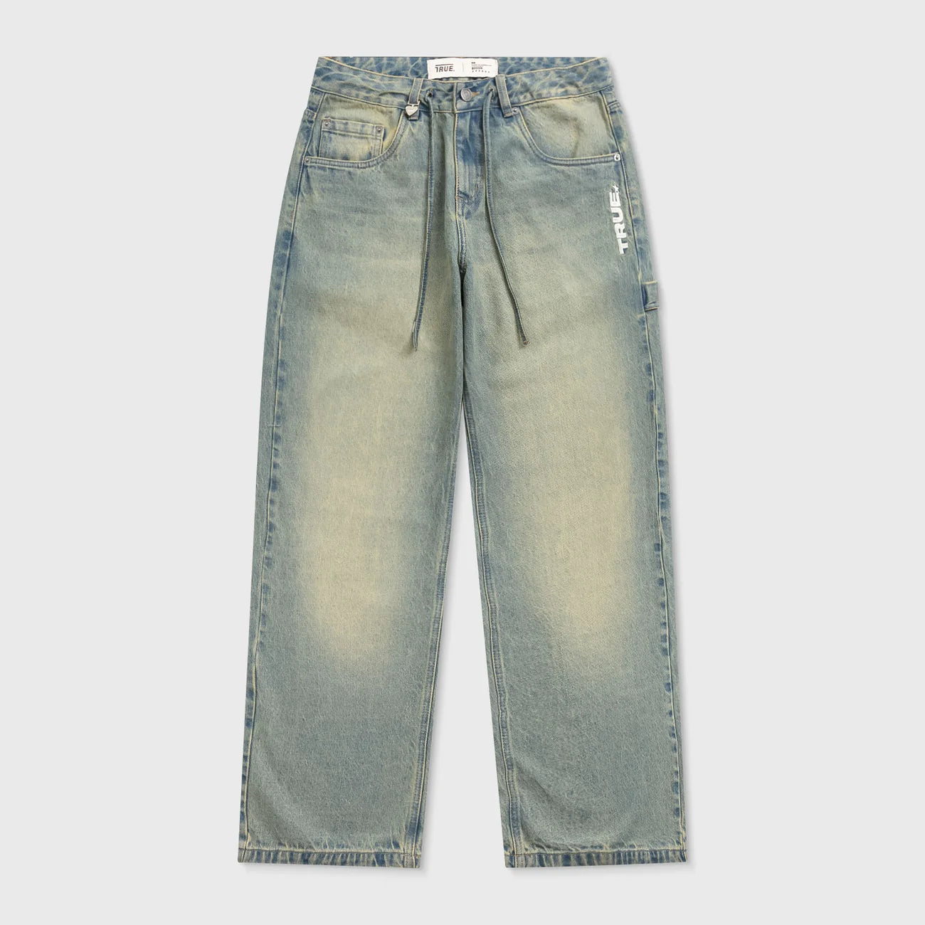 INTUITION DENIM PANTS BLUE - FRONT OF