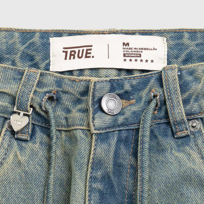 INTUITION DENIM PANTS BLUE - FRONT OF