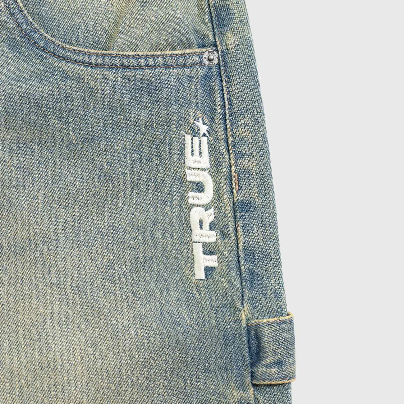 INTUITION DENIM PANTS BLUE - FRONT OF