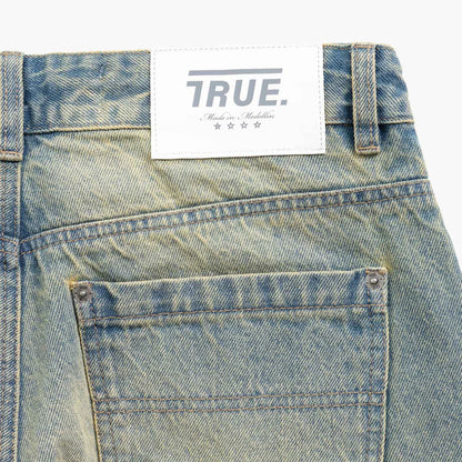 INTUITION DENIM PANTS BLUE - FRONT OF