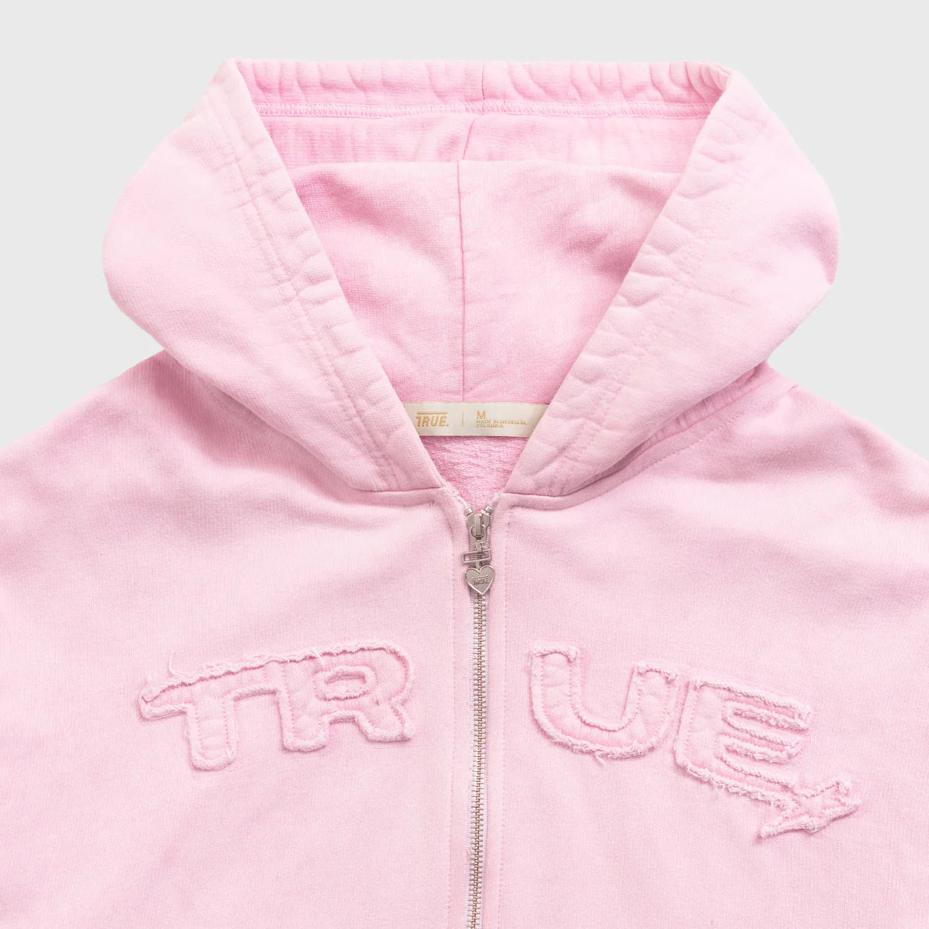 INTUITION PASTEL HOODIE PINK - FRONT OF