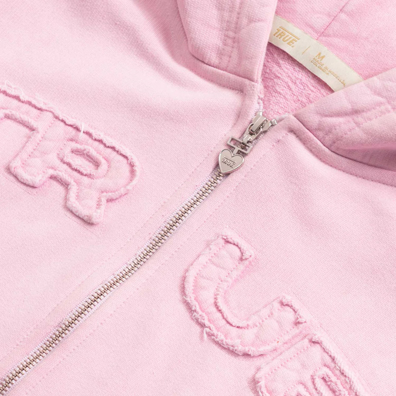 INTUITION PASTEL HOODIE PINK - FRONT OF