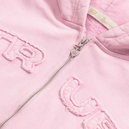 INTUITION PASTEL HOODIE PINK - FRONT OF