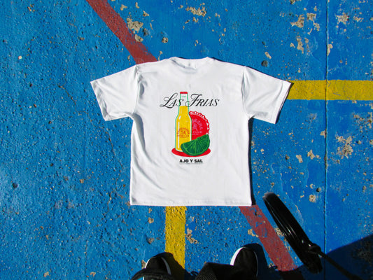 T-SHIRT LAS FRIAS WHITE - FRONT OF