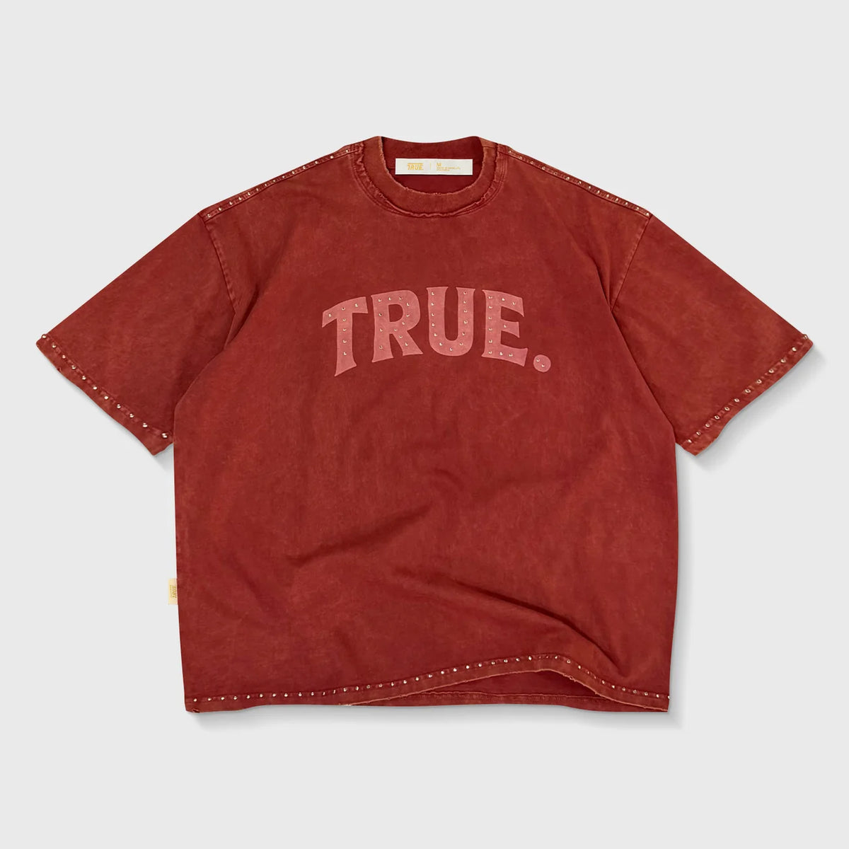 LATINO VINTAGE BOXY TEE BURGUNDY - FRONT OF