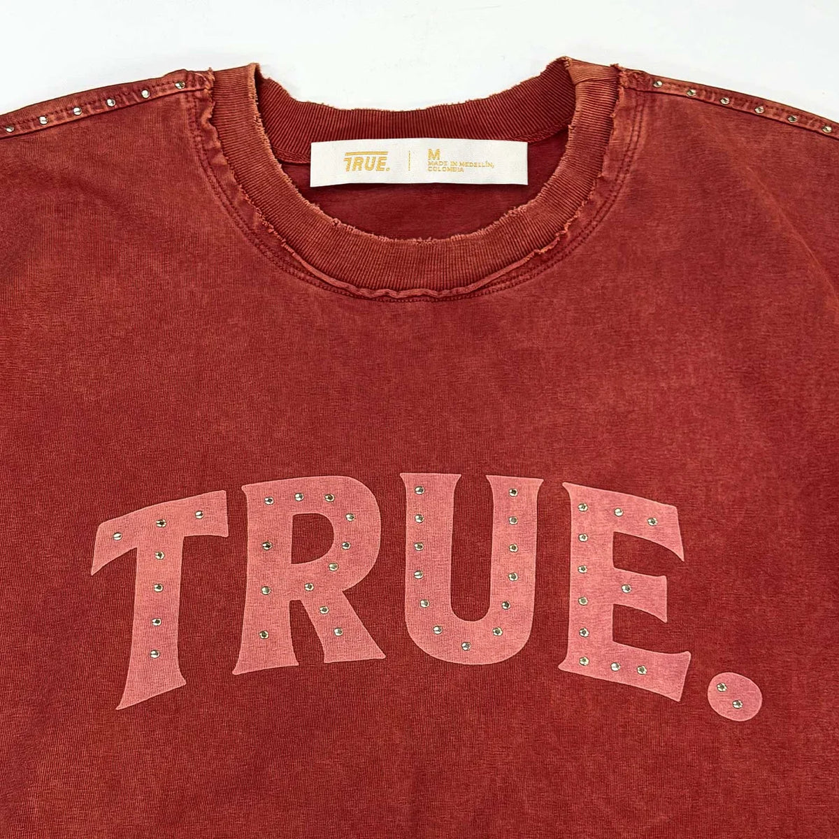 LATINO VINTAGE BOXY TEE BURGUNDY - FRONT OF