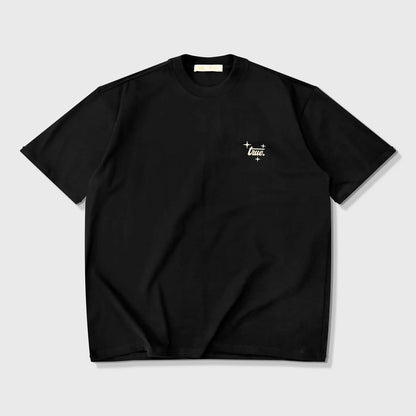 LATINOS OVERSIZED T-SHIRT BLACK - FRONT OF