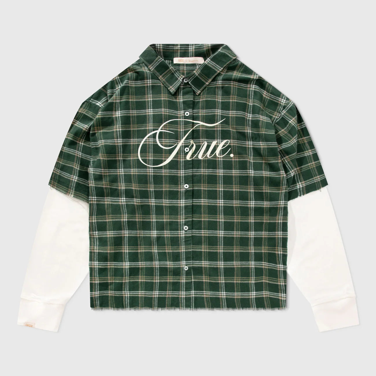 LAYER GRIND DS SHIRT GREEN - FRONT OF