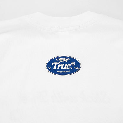 LOLLIPOP BOXY TRUE T-SHIRT WHITE - FRONT OF