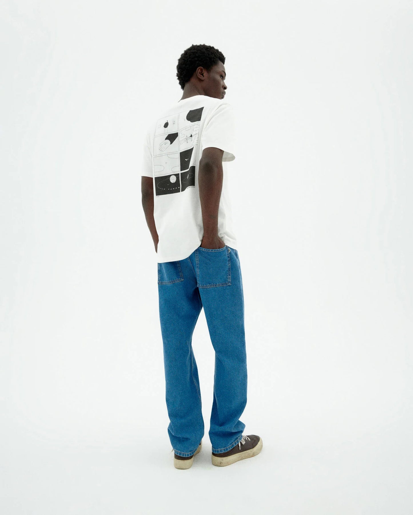 TUSA CLEAN DENIM DAVID PANTS - FRONT OF