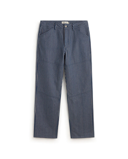 PANTALON RECTO RAYAS TINTE NATURAL STAN - FRONT OF
