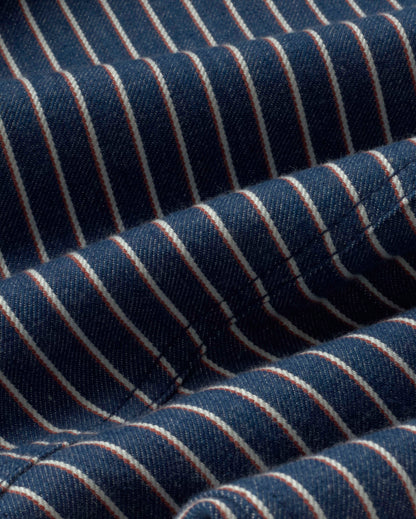 PANTALON RECTO RAYAS TINTE NATURAL STAN - FRONT OF