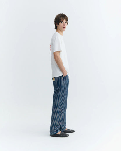 PANTALON RECTO RAYAS TINTE NATURAL STAN - FRONT OF