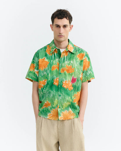 CAMISA FLORES CRAYON PADDY - FRONT OF