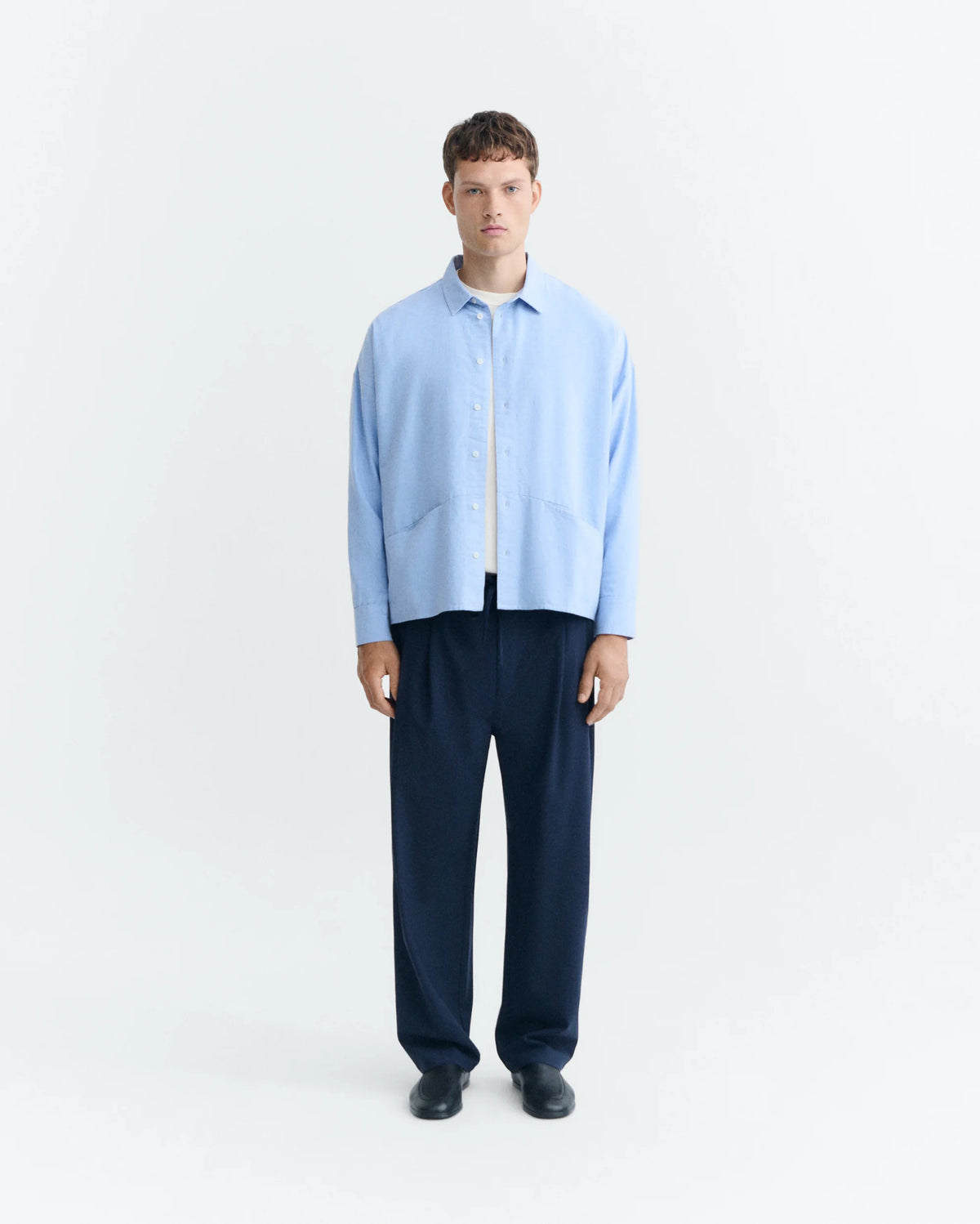 CAMISA AZUL CLARO JIM - FRONT OF