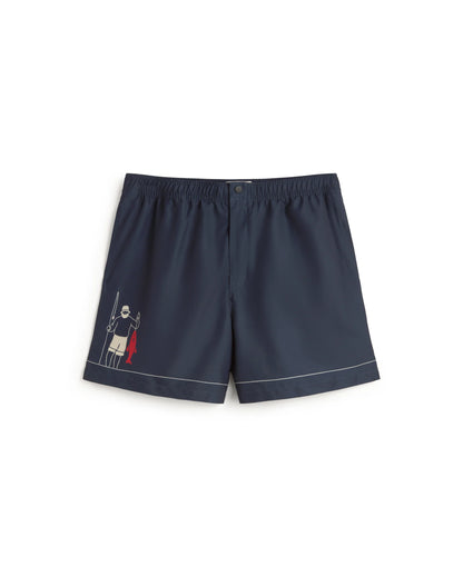 BAÑADOR PESCADORS LIU NAVY - FRONT OF