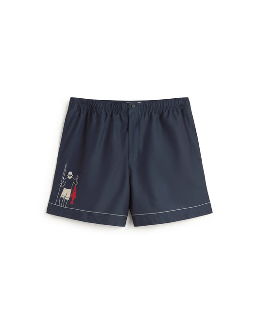 BAÑADOR PESCADORS LIU NAVY - FRONT OF