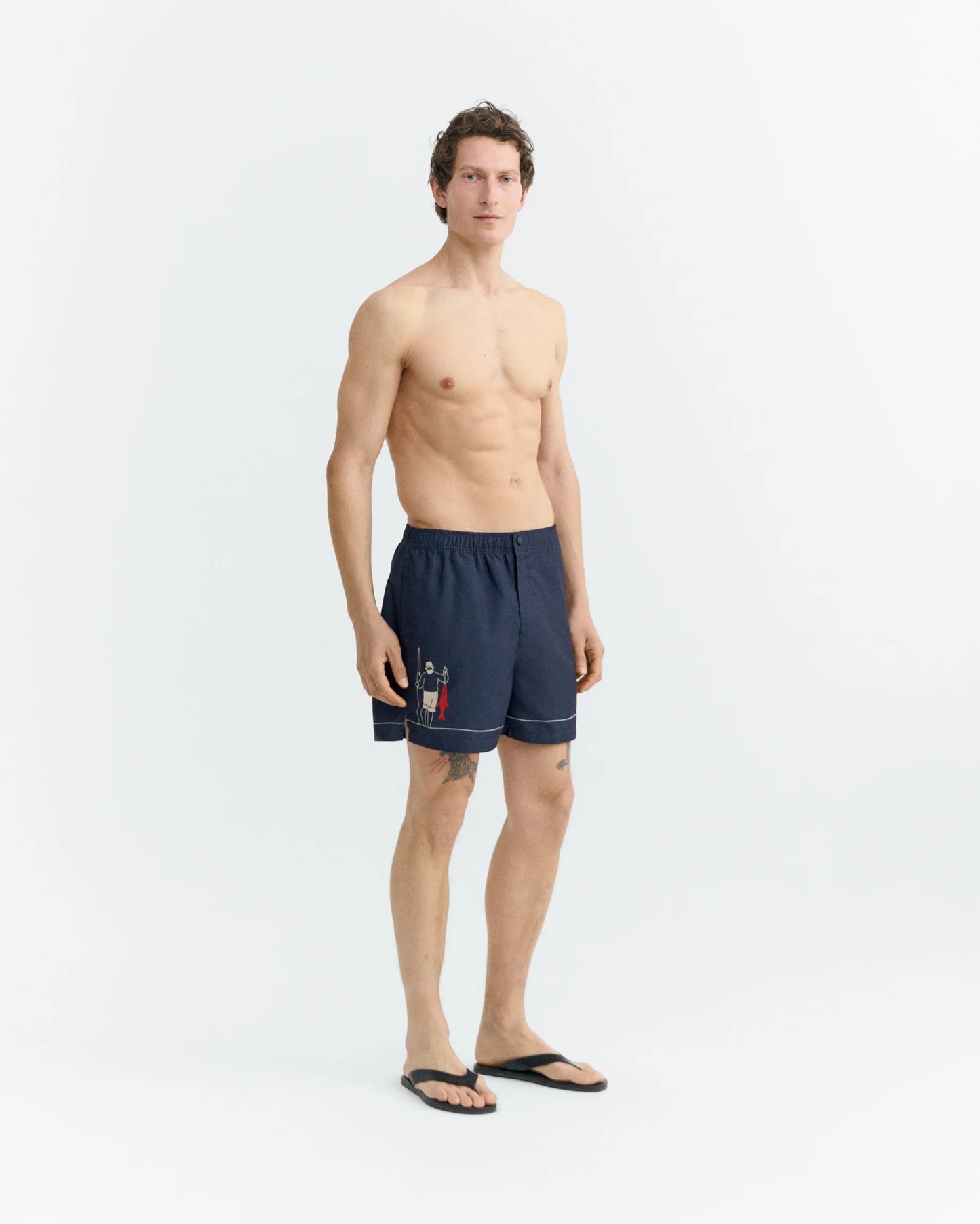 BAÑADOR PESCADORS LIU NAVY - FRONT OF