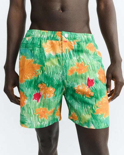 BAÑADOR FLORES CRAYON - FRONT OF