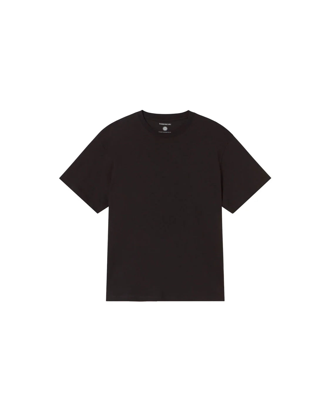 CAMISETA BASICA NEGRA AARON - FRONT OF