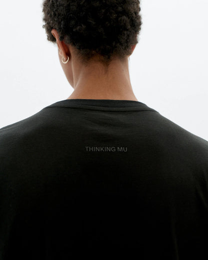 CAMISETA BASICA NEGRA AARON - FRONT OF