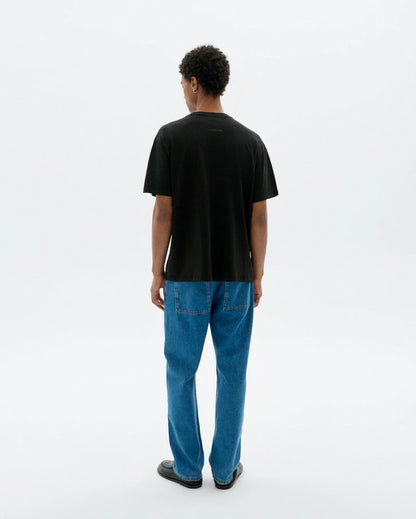 CAMISETA BASICA NEGRA AARON - FRONT OF