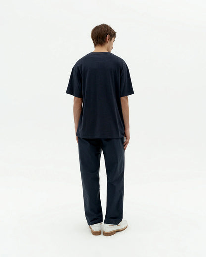 CAMISETA BASICA NAVY AARON - FRONT OF