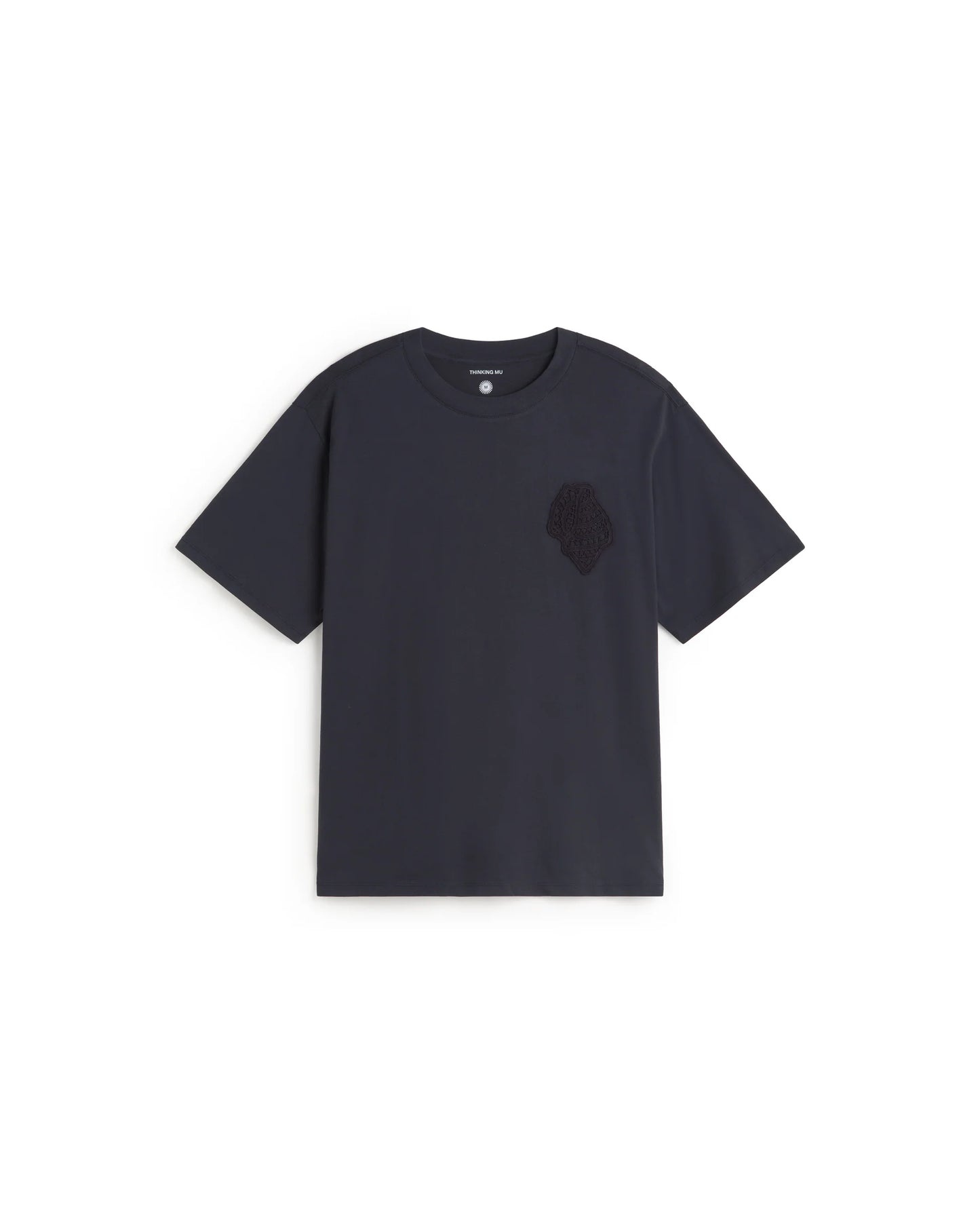 T-SHIRT SHELL NAVY ERIC - FRONT OF