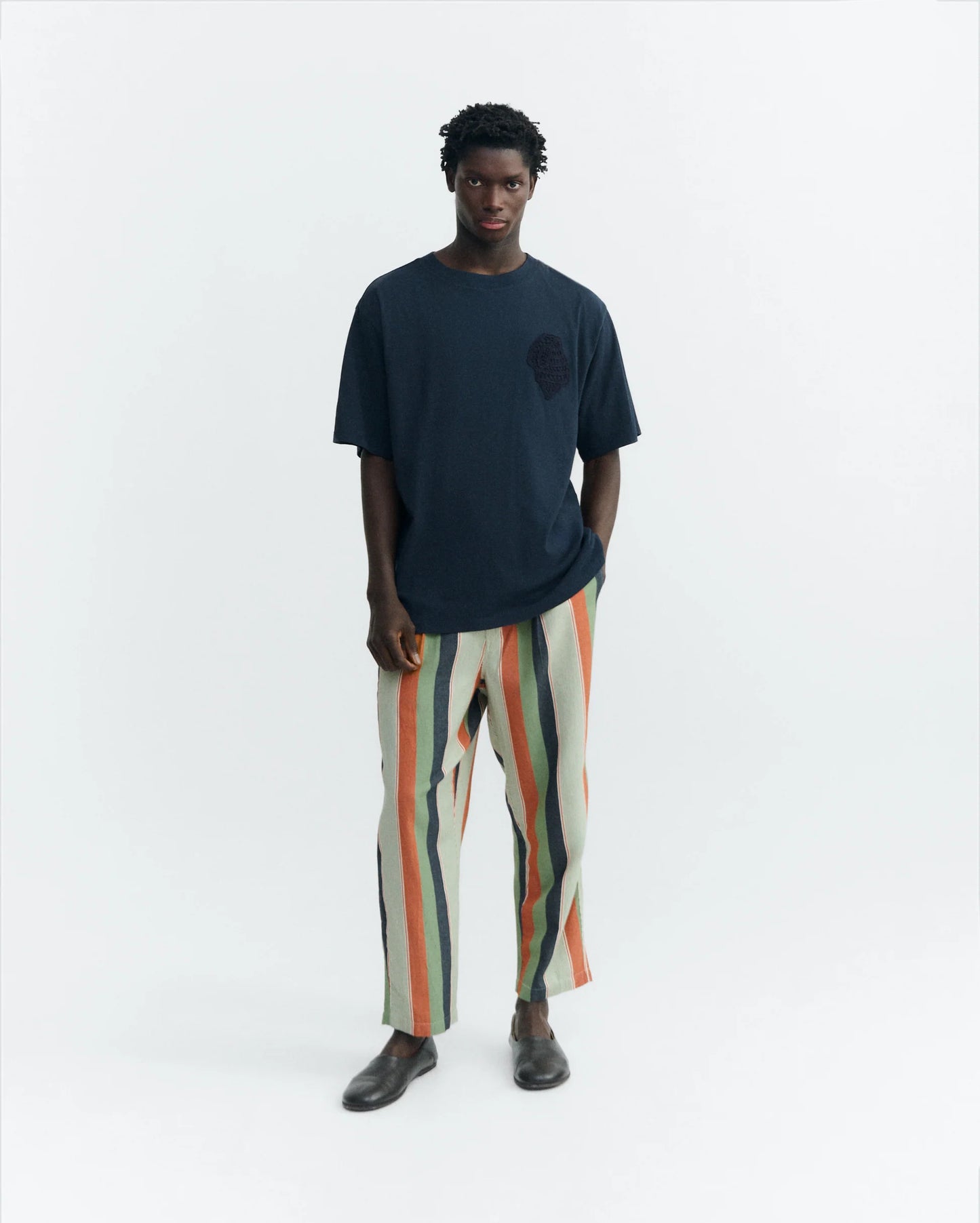 T-SHIRT SHELL NAVY ERIC - FRONT OF
