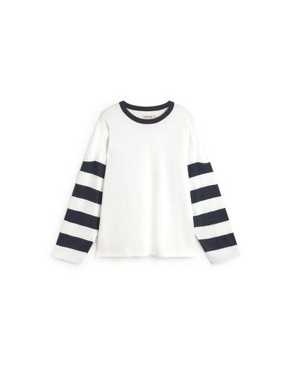 CAMISETA MANGA LARGA STRIPES NAVY BRADY - FRONT OF