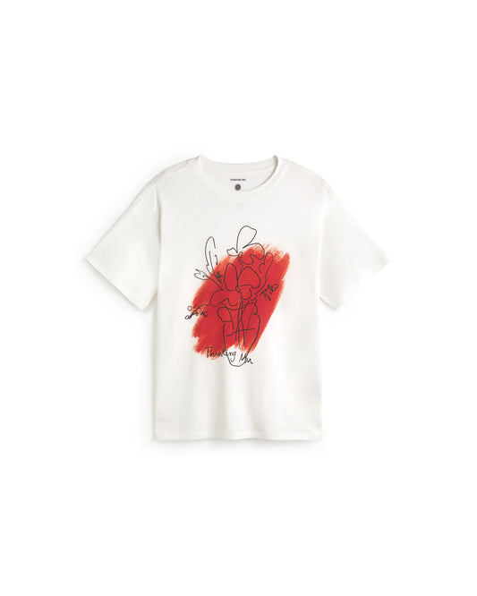 OVERSIZE T-SHIRT FLOWER ERIC - FRONT OF